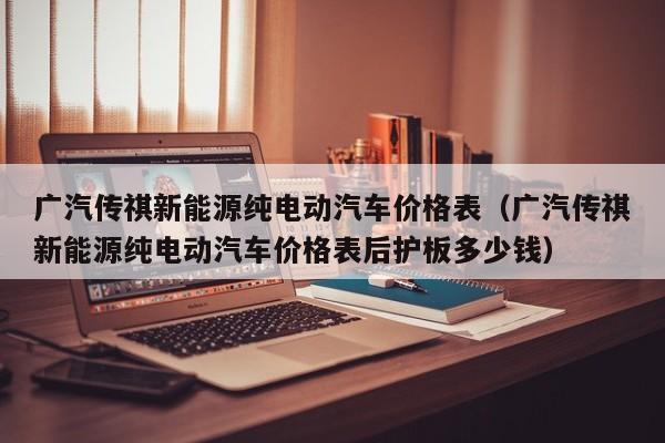 广汽传祺新能源纯电动汽车价格表（广汽传祺新能源纯电动汽车价格表后护板多少钱）