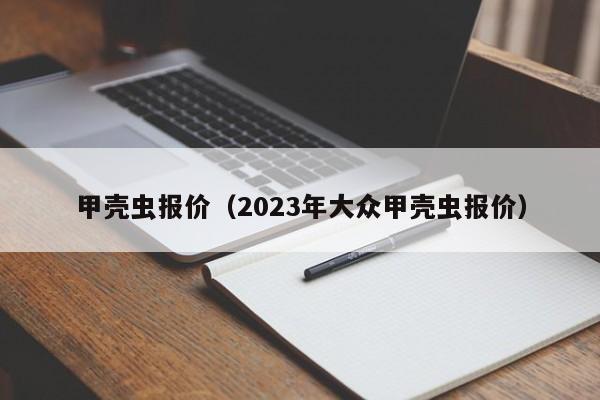 甲壳虫报价（2023年大众甲壳虫报价）