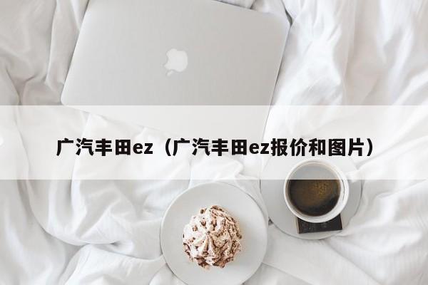 广汽丰田ez（广汽丰田ez报价和图片）